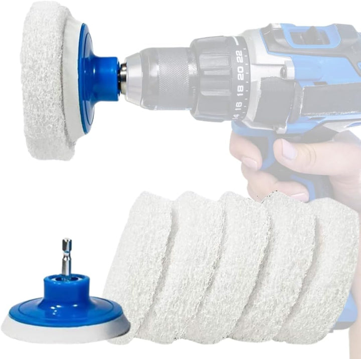 7 Pack Drill Brush Set for Deep Cleaning – Scratch Resistant – Ideal