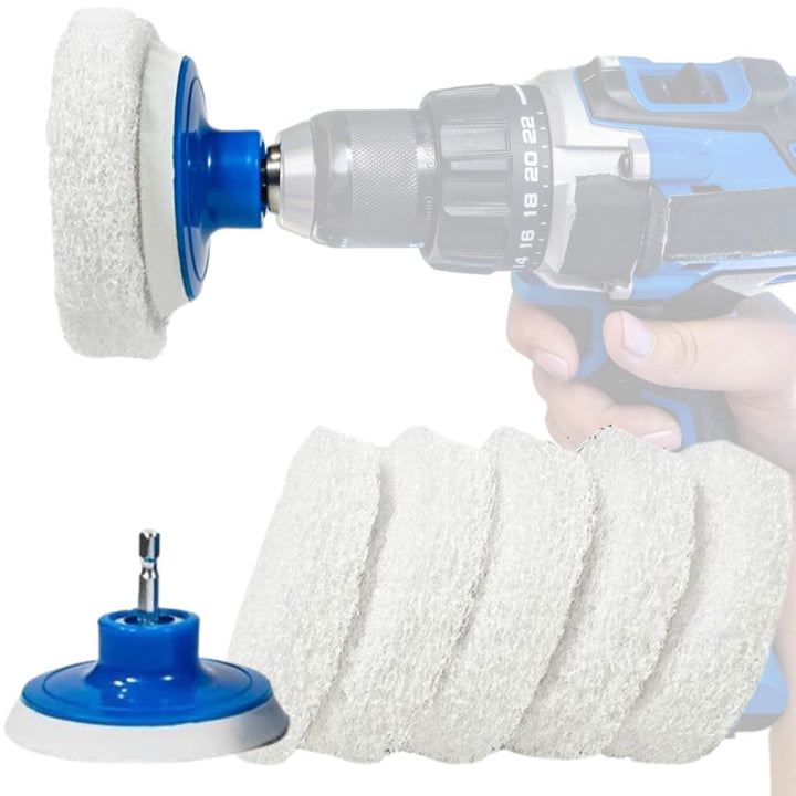 7 Pack Drill Brush Set for Deep Cleaning – Scratch Resistant – Ideal