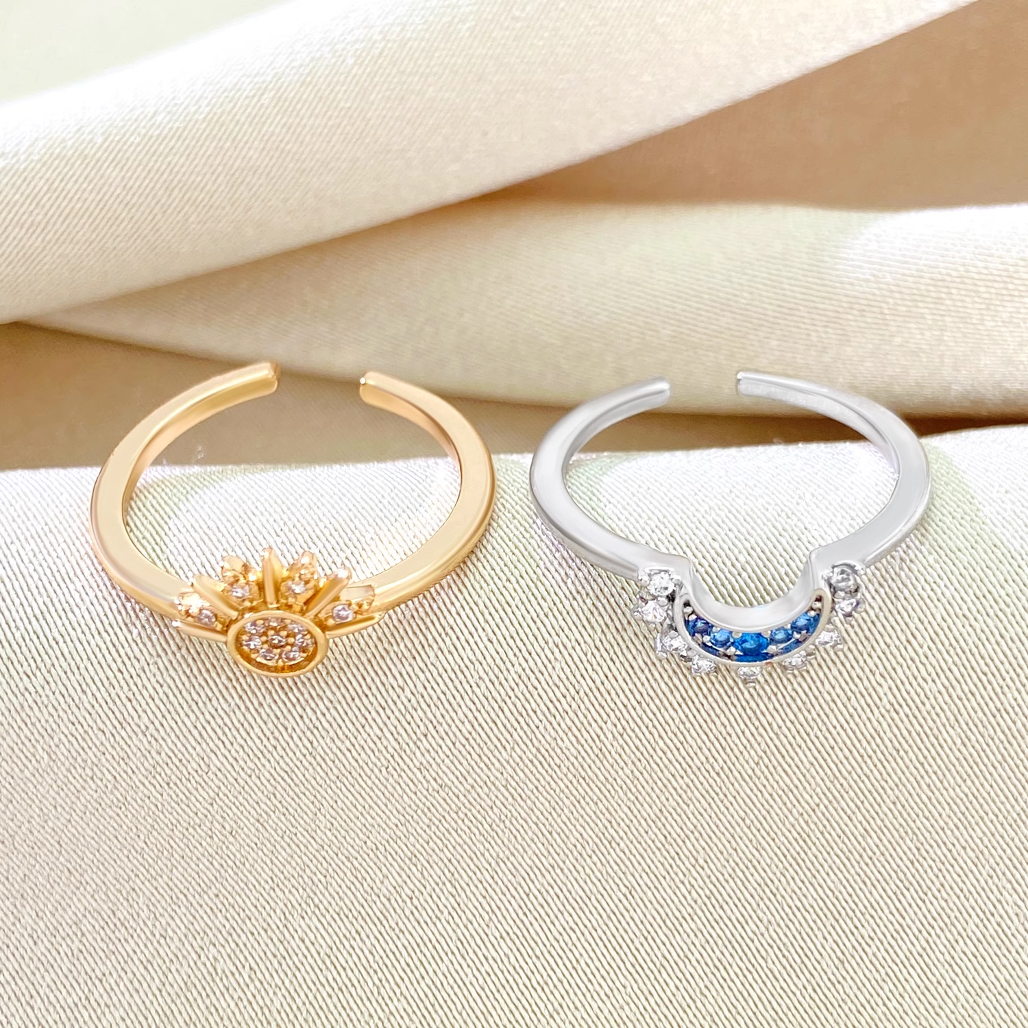 Celestial Sun & Moon Ring: A Timeless Trend