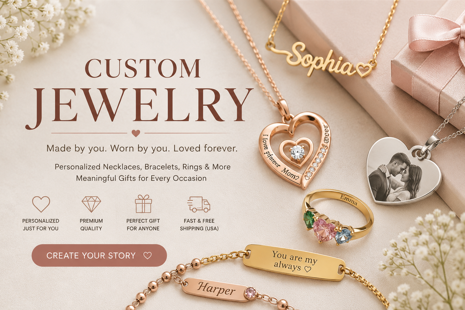 Custom Gifts at Heart Crafted Gifts 