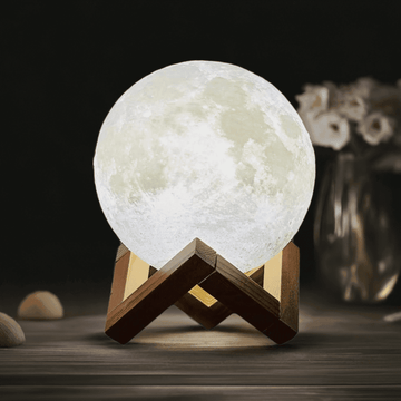 3D Printed Moon Lamp Moon Light inside your room Heart Crafted Gifts
