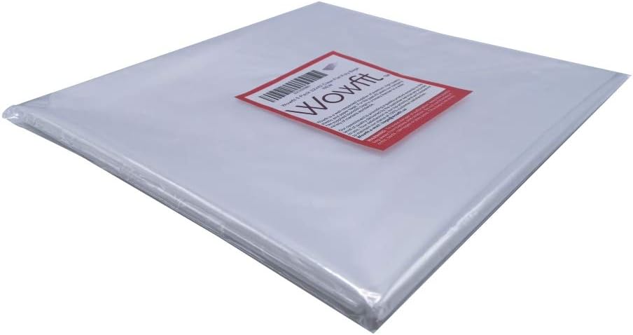 Wowfit 5-Pack Extra Large Clear Plastic Bags – 40x60 Inches