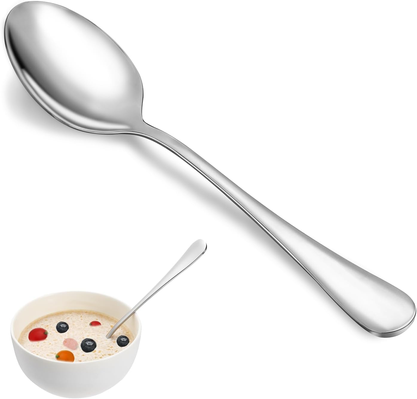 Dinner Spoon Set – Premium 18/10 Stainless Steel Silverware