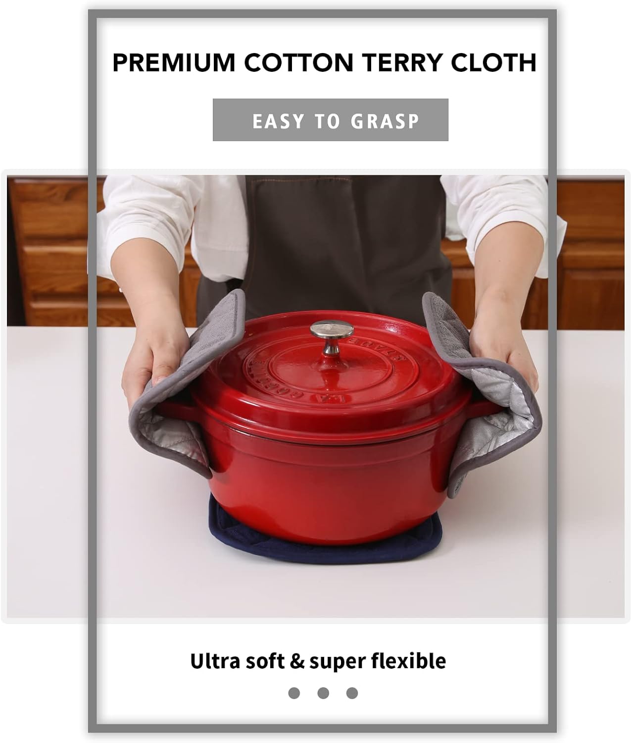 4 Pack Pot Holders for Kitchen Clearance, Hot Pads for Kitchen