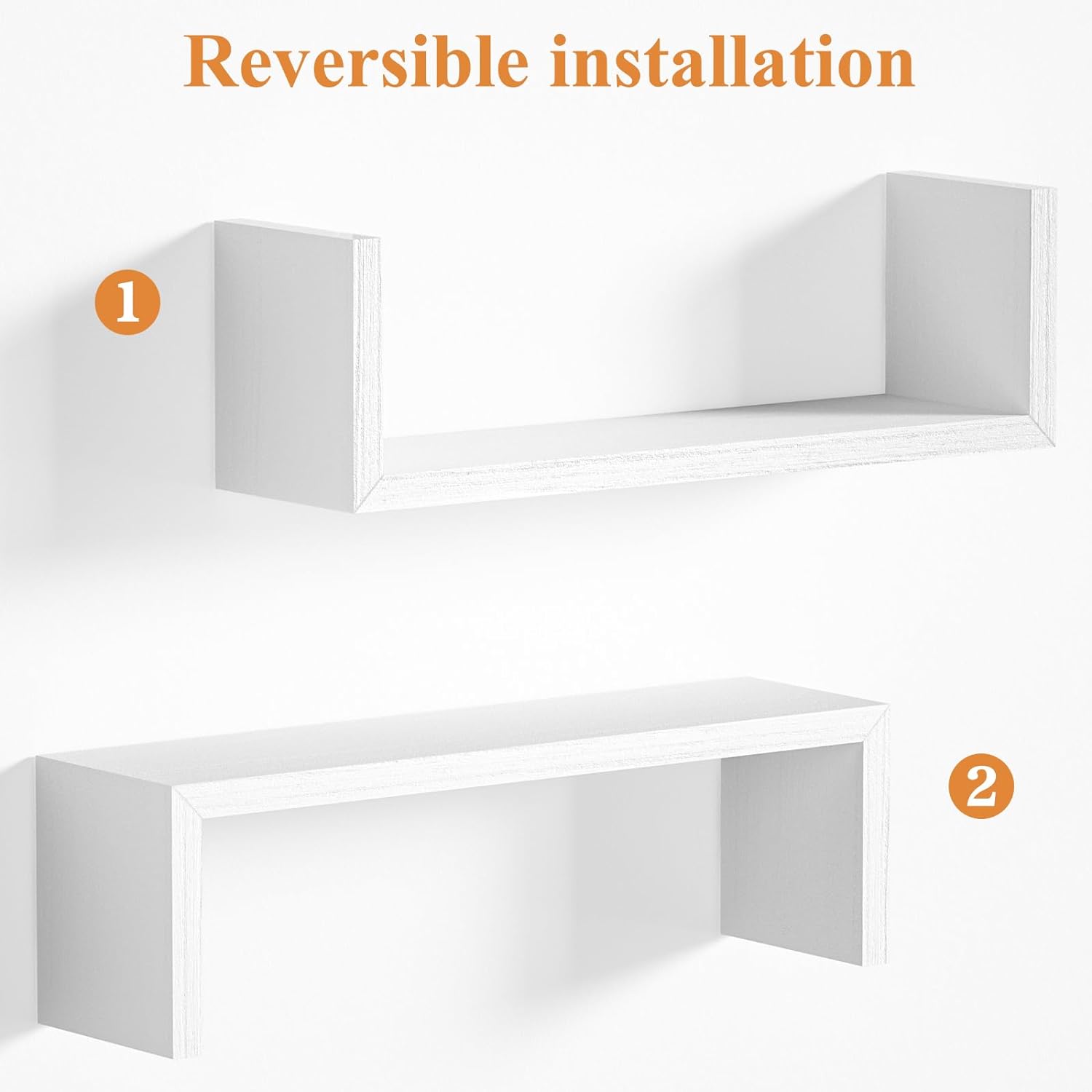 Floating Shelves for Wall, Wall Shelves for Bathroom, Bedroom