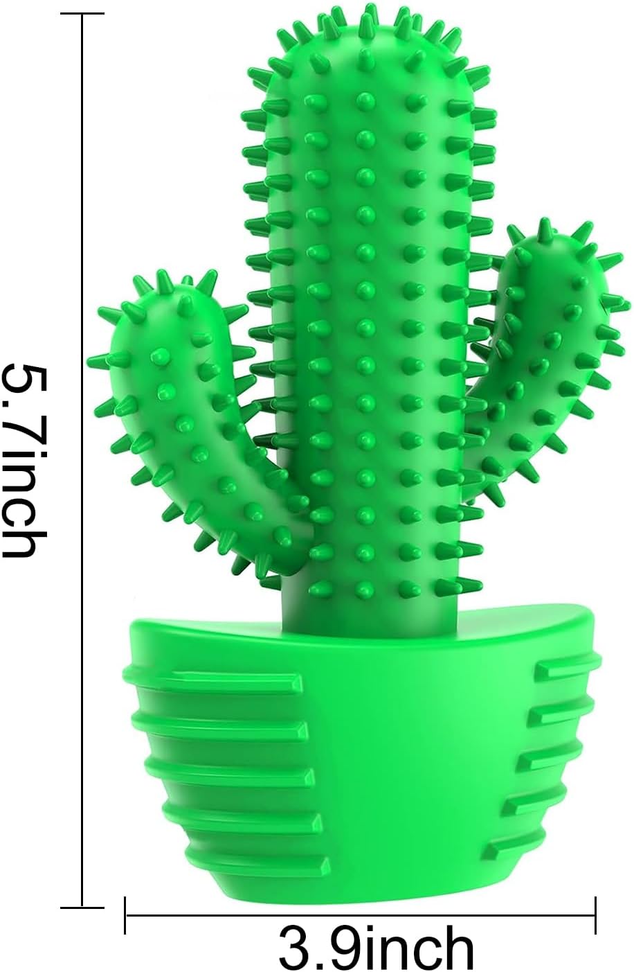 Innovative Dog Toothbrush Chew Toy – Cactus Design Dental Cleaning Stick Dogs