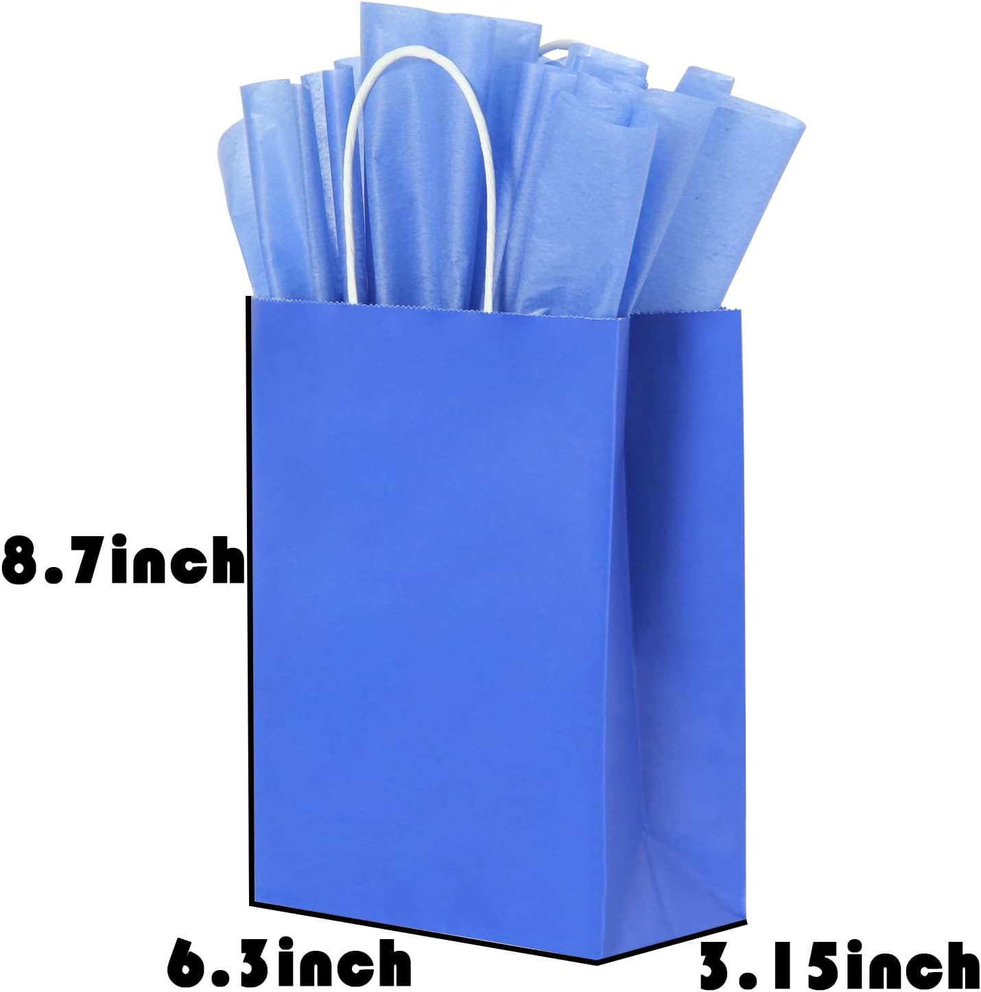 32 Pieces Rainbow Gift Bags with Handles & 32 Tissues