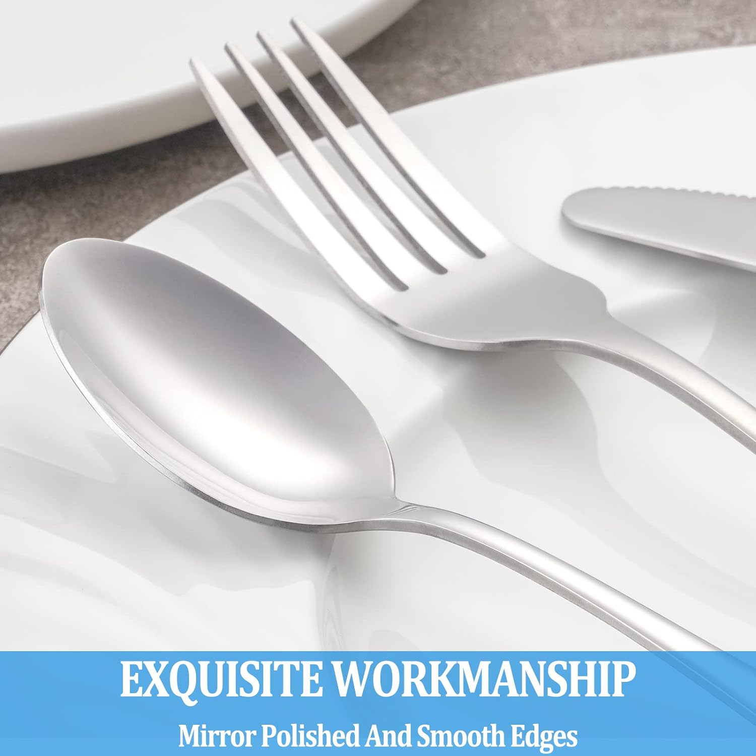 Dinner Spoon Set – Premium 18/10 Stainless Steel Silverware