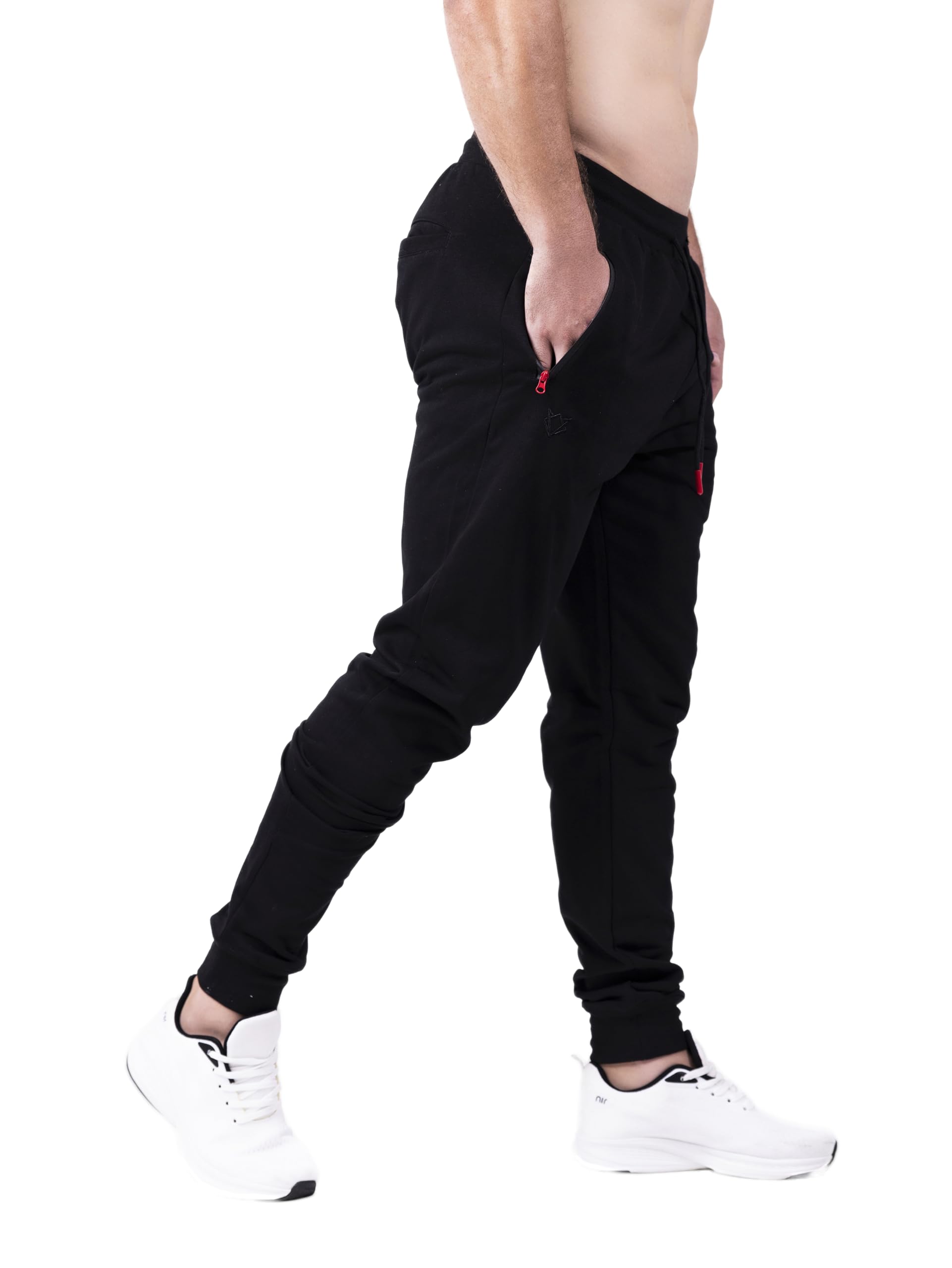 Workout Joggers – Moisture-Wicking Sweatpants with Zipper Pockets