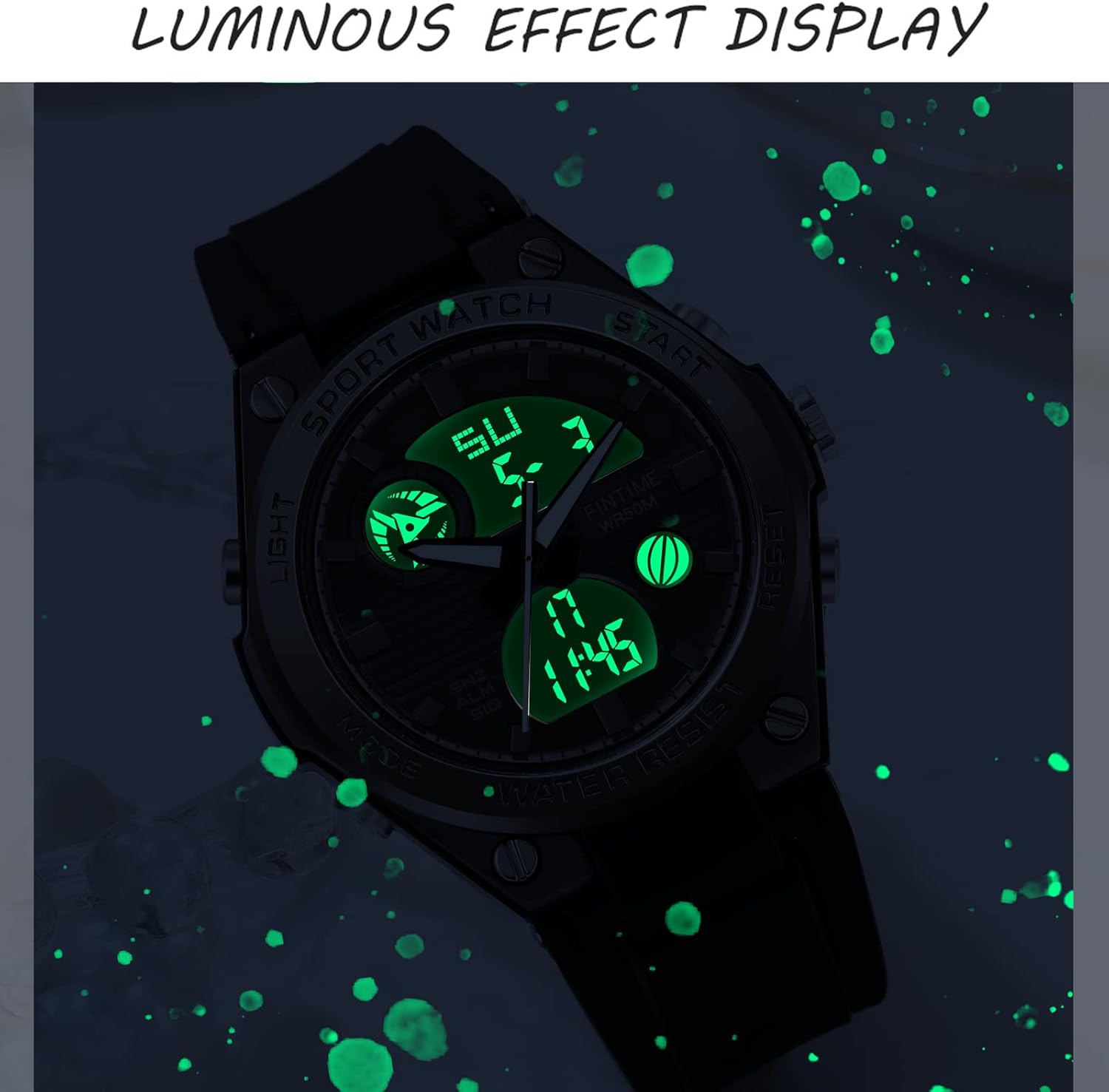 Women's Digital Sport Watch – Waterproof Military Tactical Watch