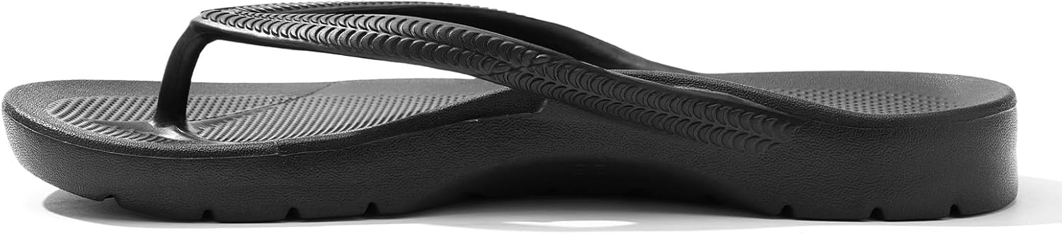 Women’s Arch Support Flip Flops – Lightweight Recovery Sandals with Soft Footbed