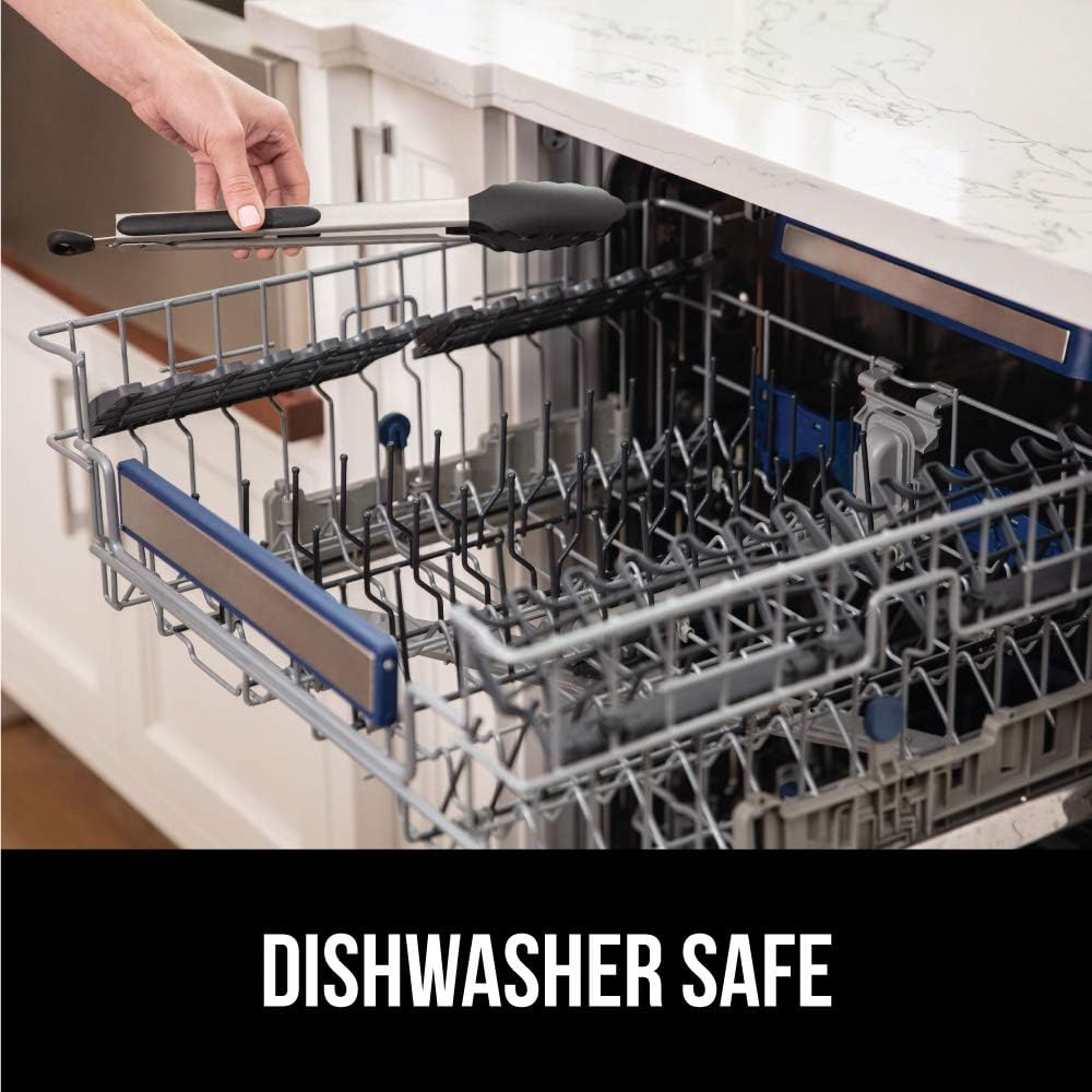 Stainless Steel Heat-Resistant Kitchen Tongs – 9" & 12" Set, Non-Scratch