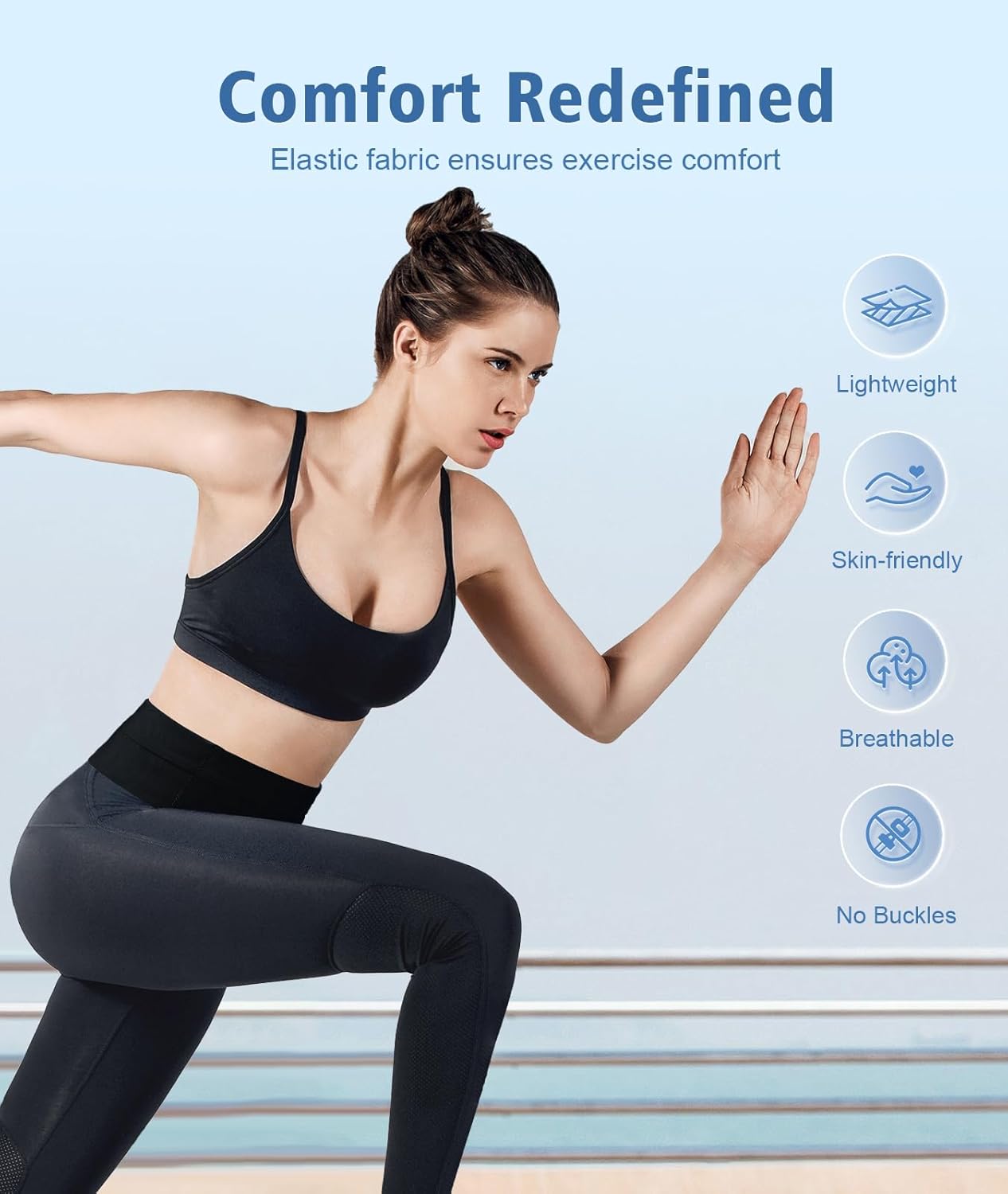 Belt with 3 Pockets – Adjustable Fanny Pack for Phones & Essentials