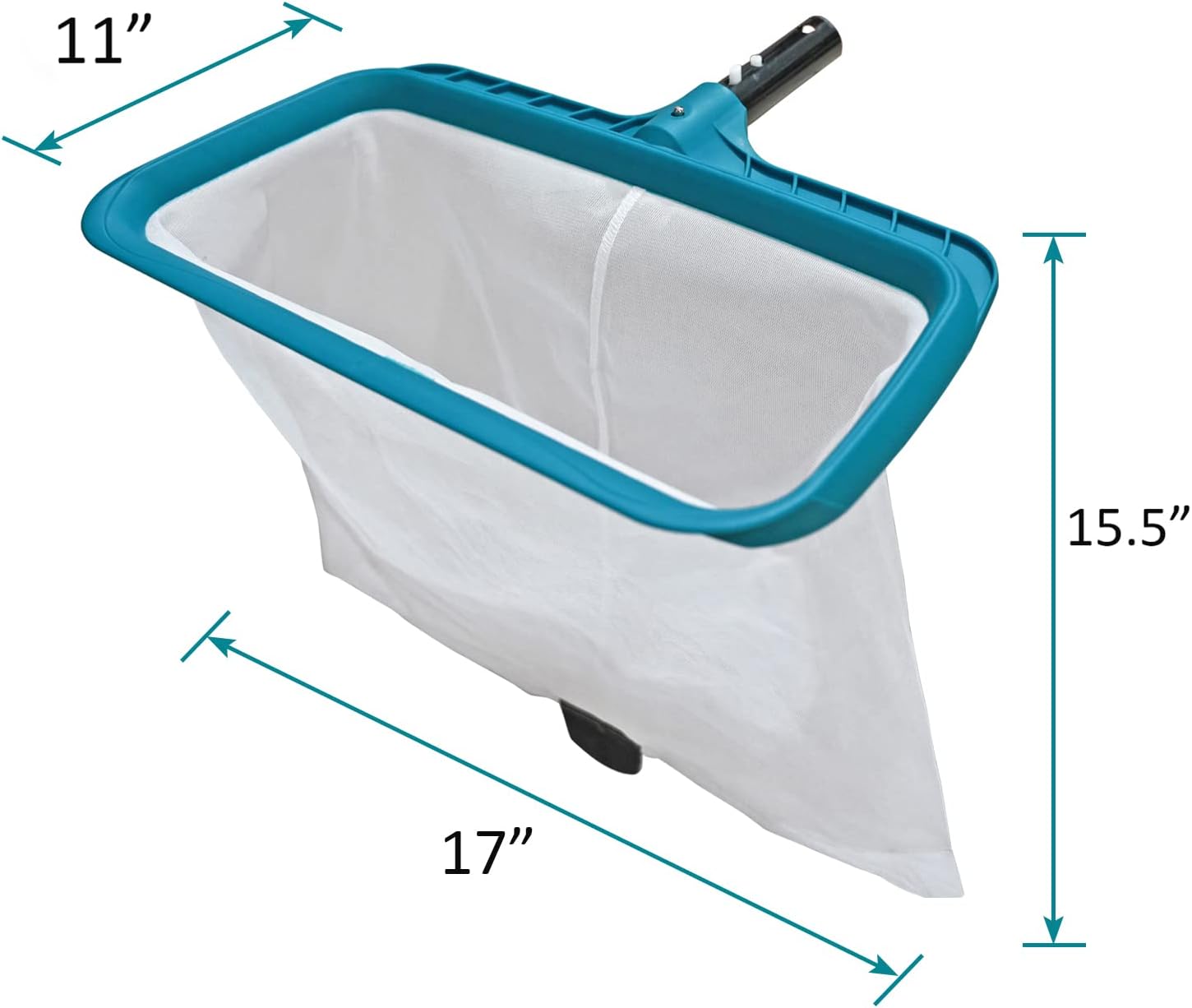 Professional Pool Skimmer Net – Heavy Duty Swimming Leaf Rake Cleaning Tool