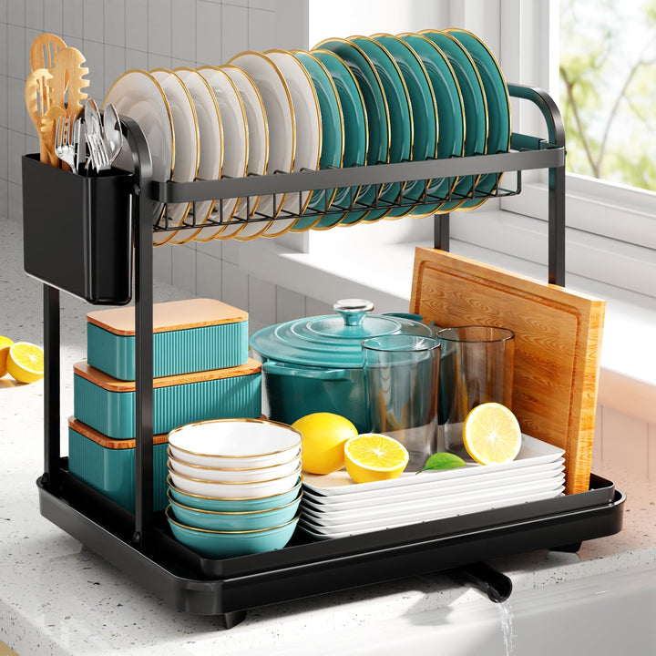 Dish Drying Rack - Stainless Steel Dish Rack for Kitchen Counter,