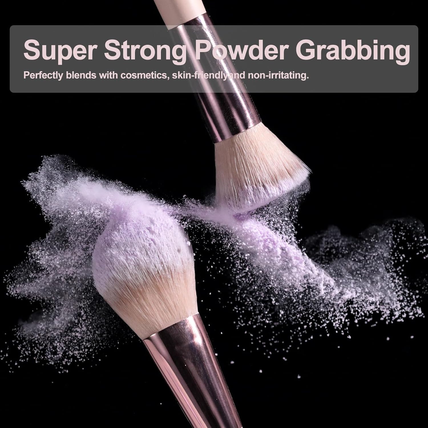 14-Pc Mini Makeup Brush Set with LED Light Mirror – Portable Travel Makeup Kit