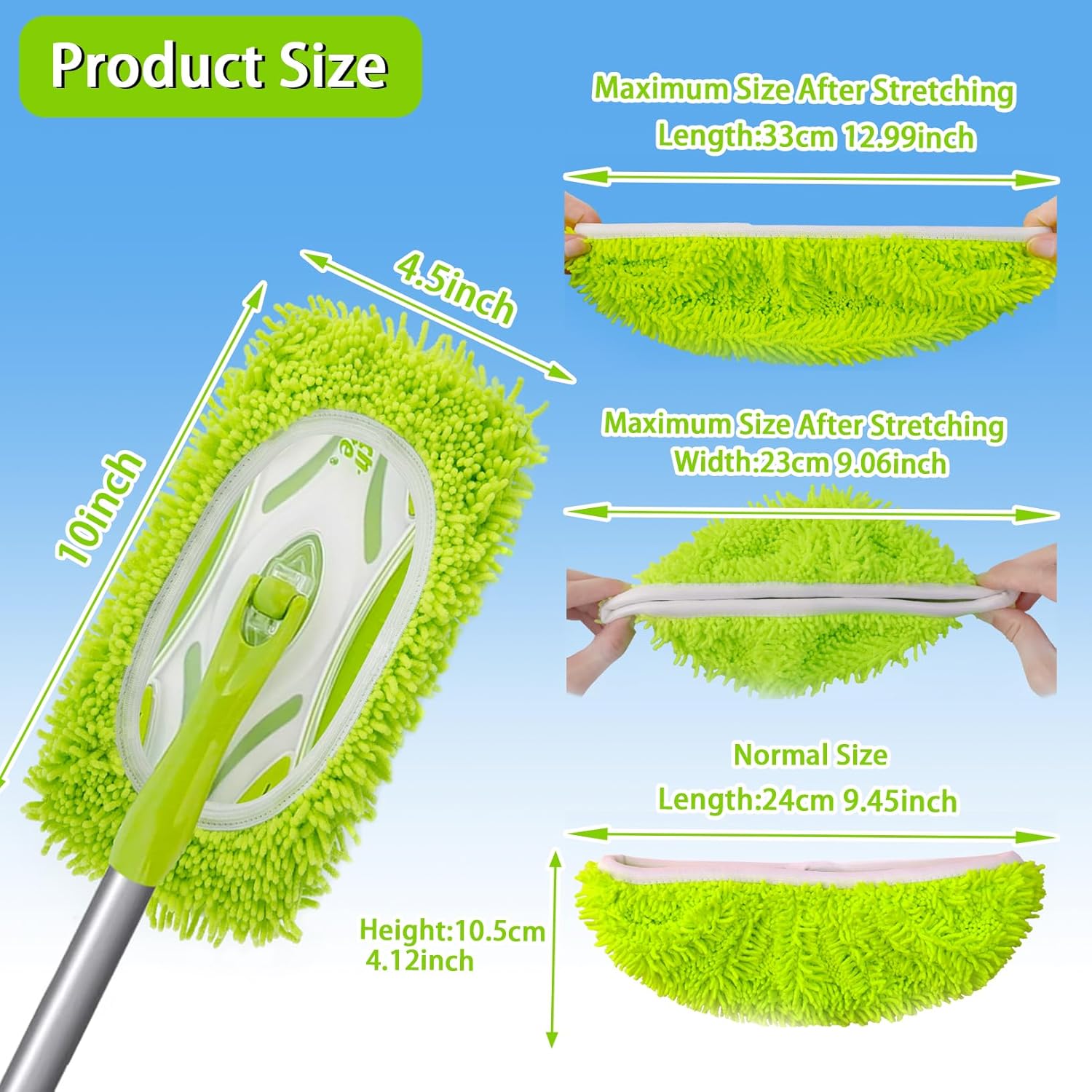 Reusable Dry Sweeping Cloths – Microfiber Wet Mop Pads Sweeping