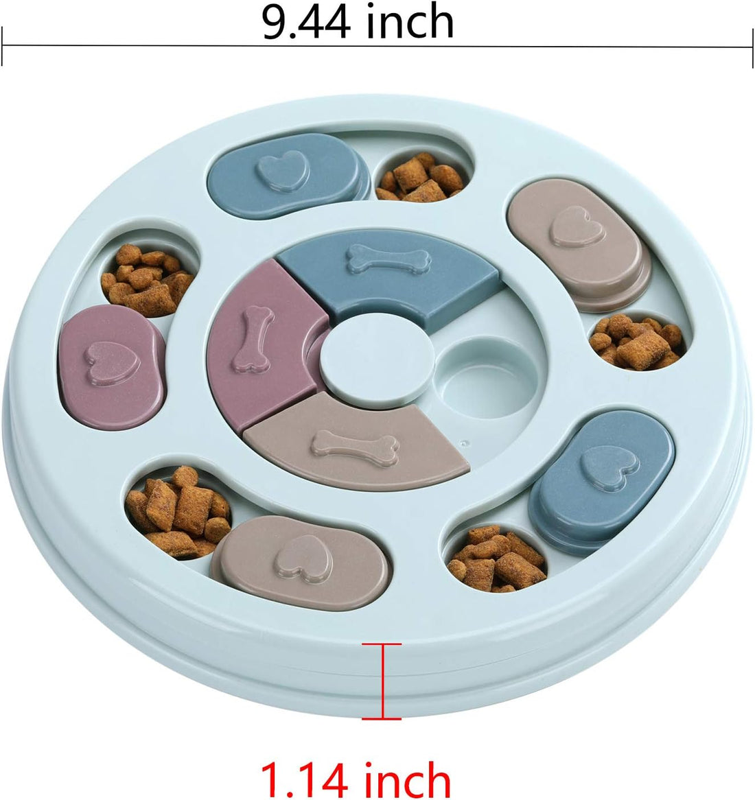 Dogs Food Puzzle Feeder Toys for IQ Training & Mental Enrichment Dog