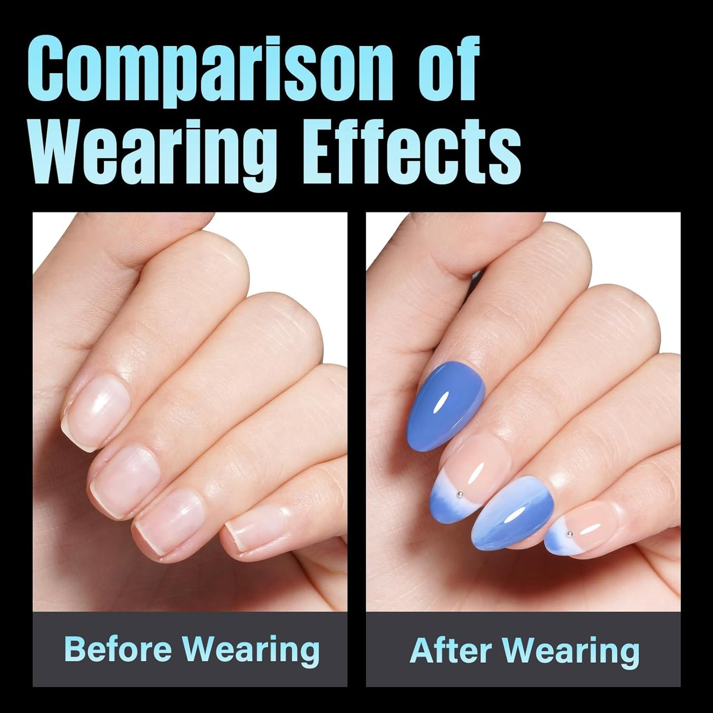 Short Almond Nail Tips – 240 Pcs Half Matte Soft Acrylic 12 Sizes Pre-Shaped Cover