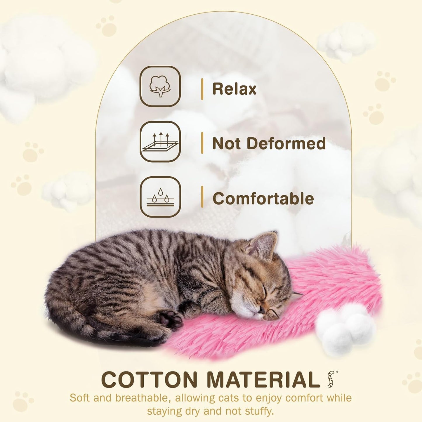 Cat Toys Cat Pillows, 3 Pack Interactive Cat Kicker Catnip Toys, Soft Durable Teething Chew Toy, Promote Exercise for Indoor