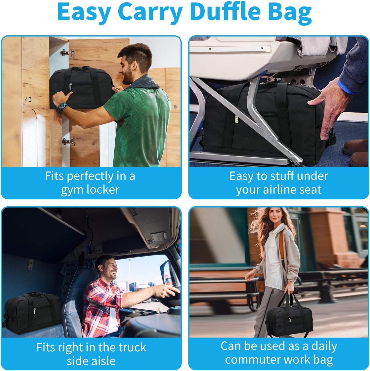 Small Gym Bag 14 Inch – Lightweight Mini Duffel Bag for Travel & Sports