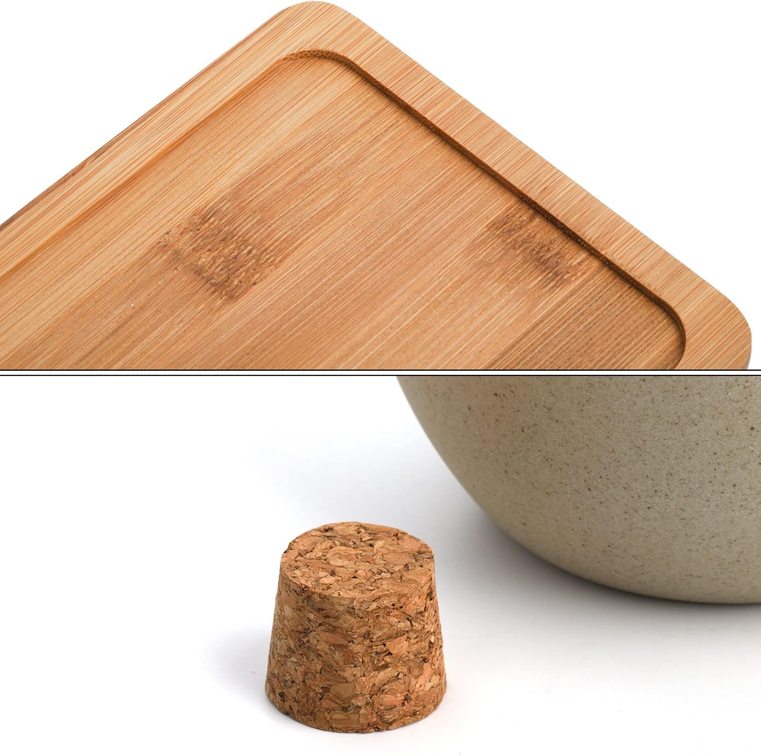 Set of 2 Ceramic Oil & Vinegar Dispensers – 15 Oz Stoneware