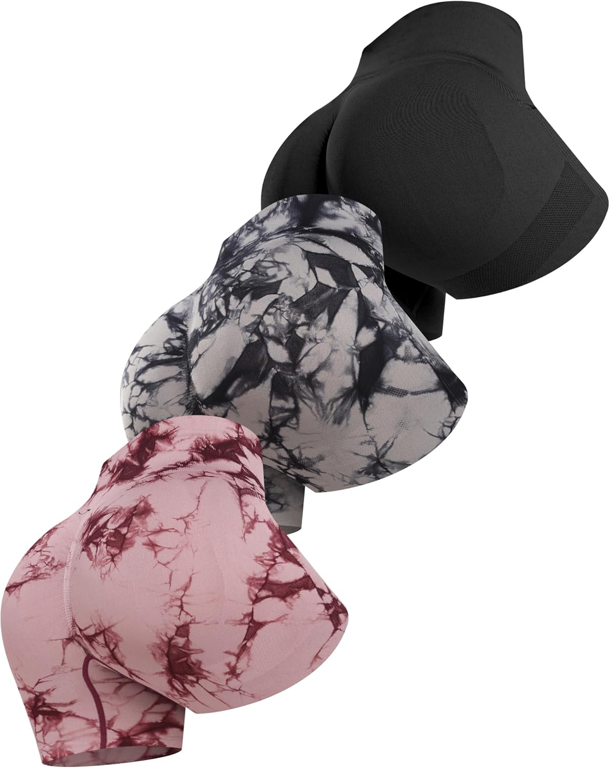 Women’s High Waisted Scrunch Butt Biker Shorts – Seamless Gym & Running Shorts