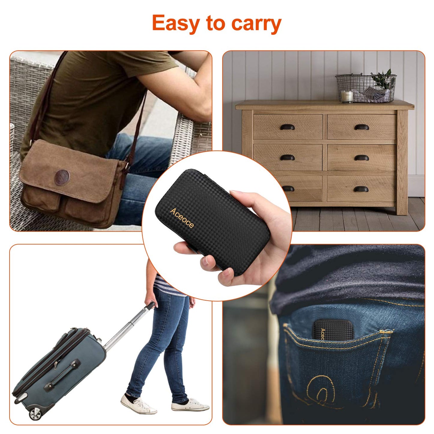 Manicure Set for Men – Professional Nail Clippers Kit with Travel Case