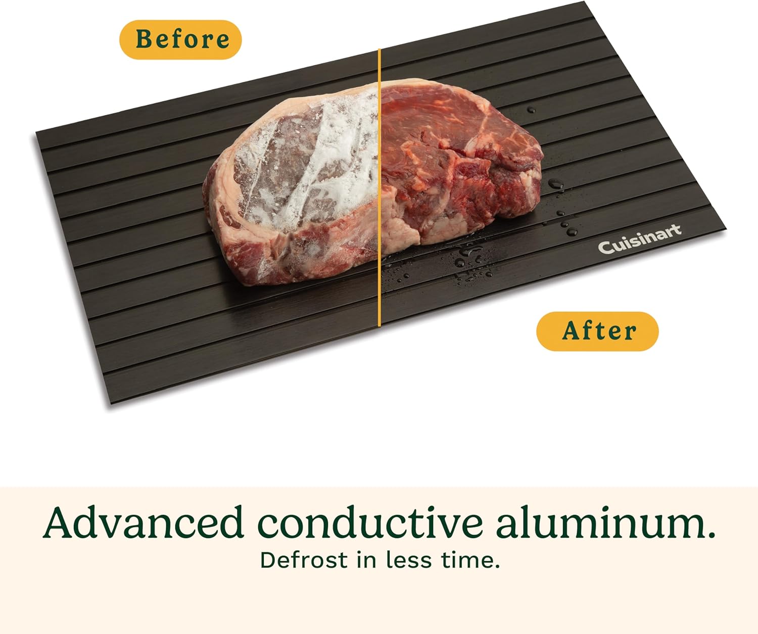 Cuisinart BBQ Defrosting Tray – Conductive Aluminum Rapid Thaw Plate