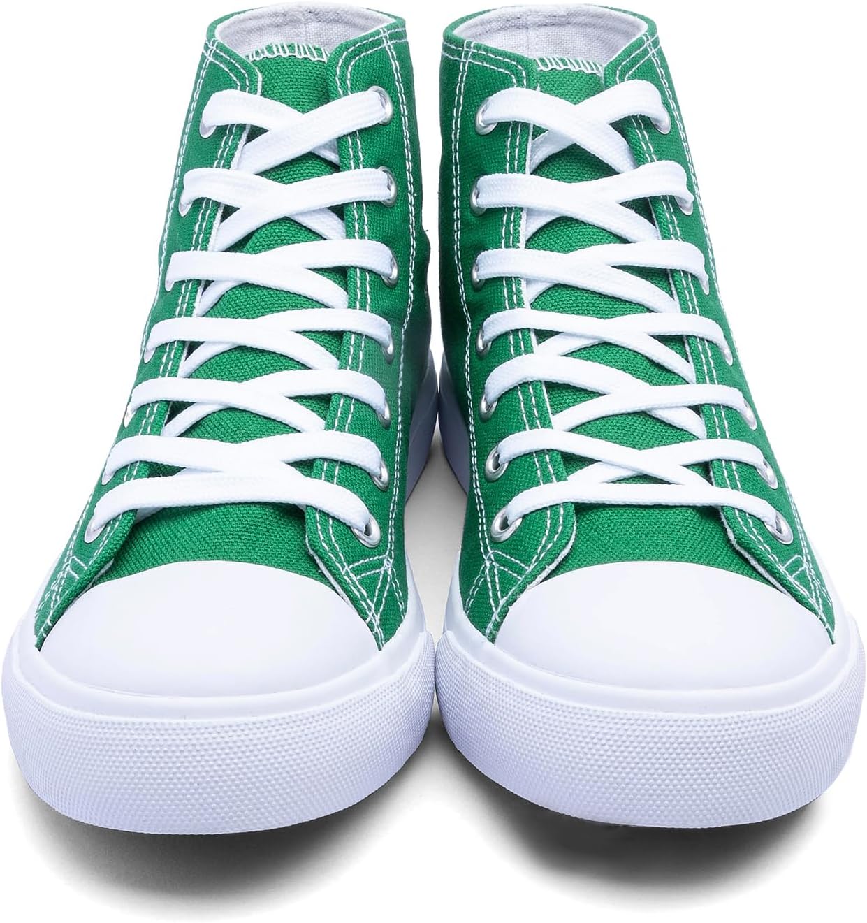 Women’s High-Top Canvas Sneakers – Lace-Up Casual Shoes with Extra Laces
