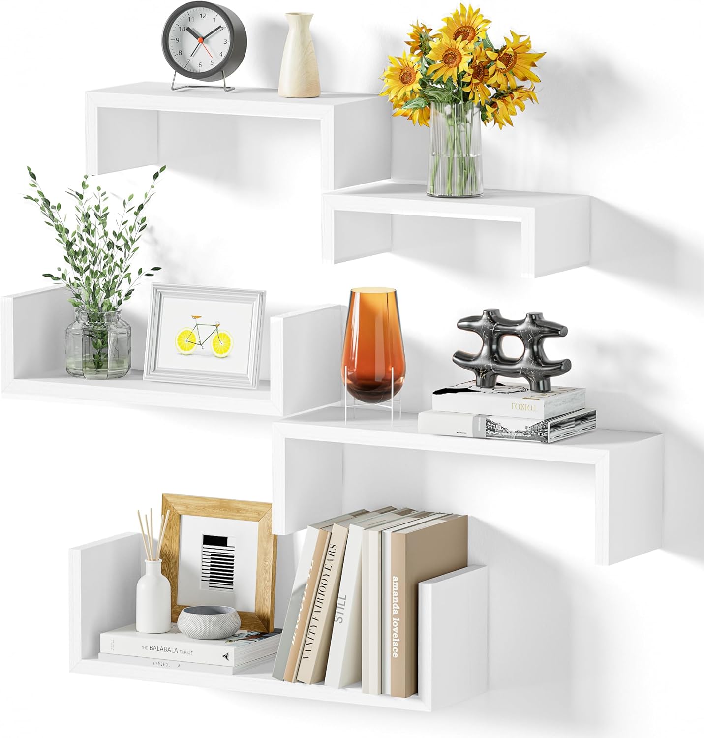 Floating Shelves for Wall, Wall Shelves for Bathroom, Bedroom
