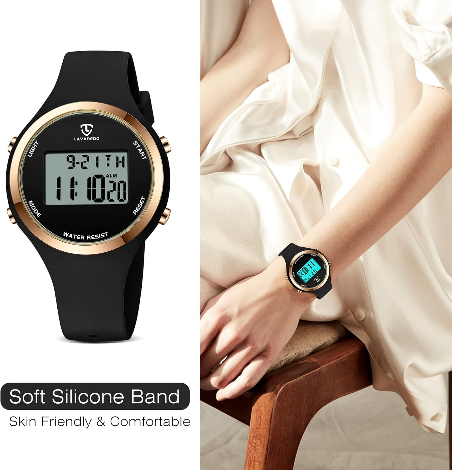Women’s Digital Sports Watch – Waterproof Outdoor Watch