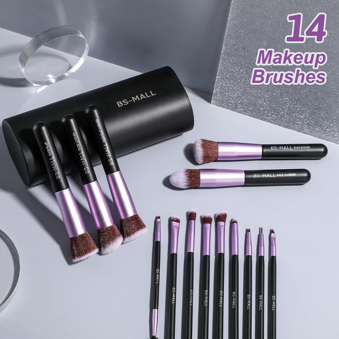 Makeup Brushes Premium Synthetic Foundation Powder Concealers Eye Makeup