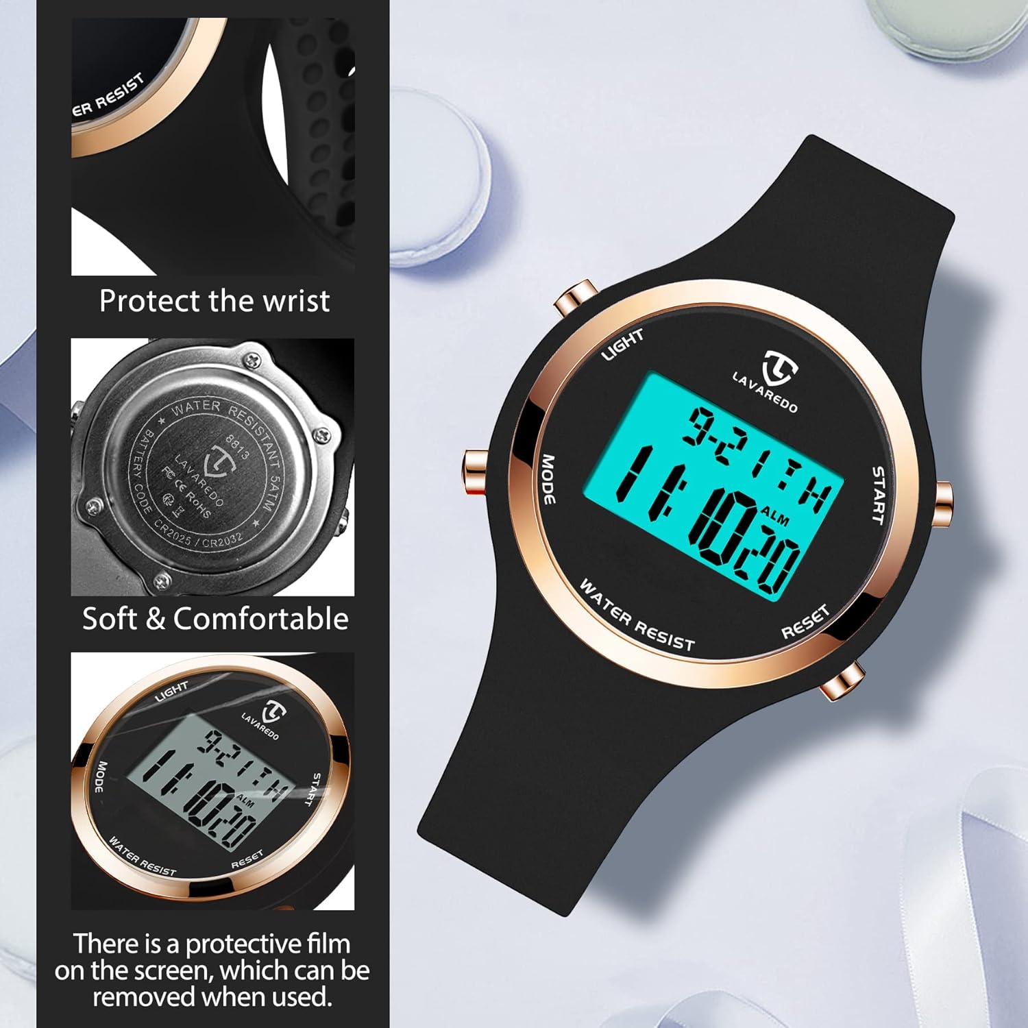 Women’s Digital Sports Watch – Waterproof Outdoor Watch