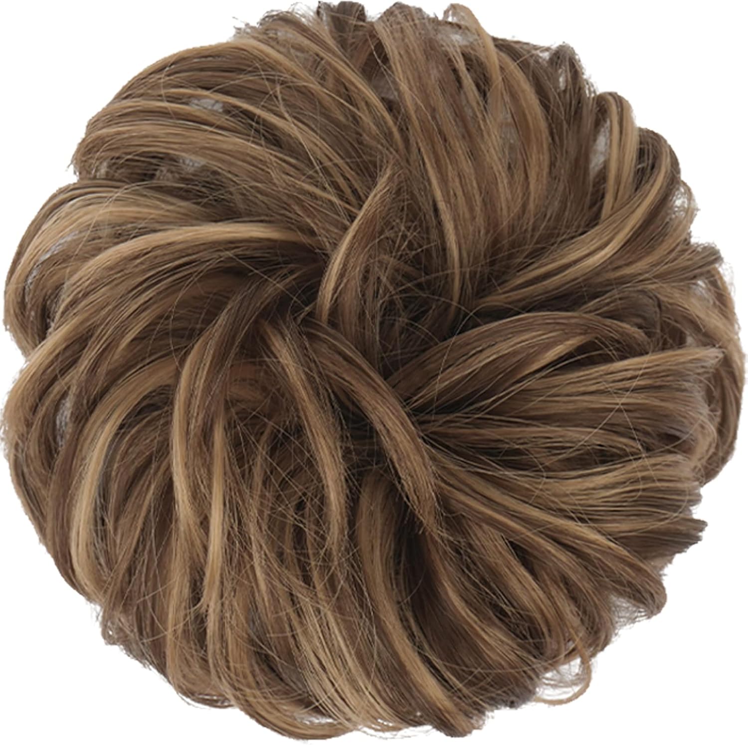 Messy Bun Hair Piece – Elastic Curly Scrunchie for Women