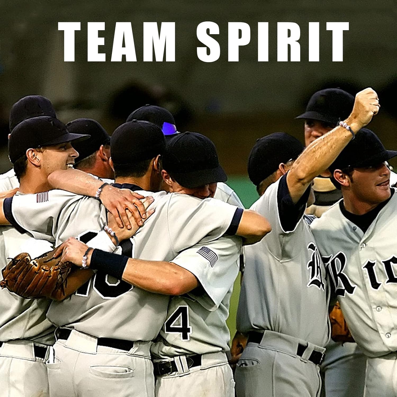 36 Baseball Bracelets – Sports Party Favors for Boys & Teams