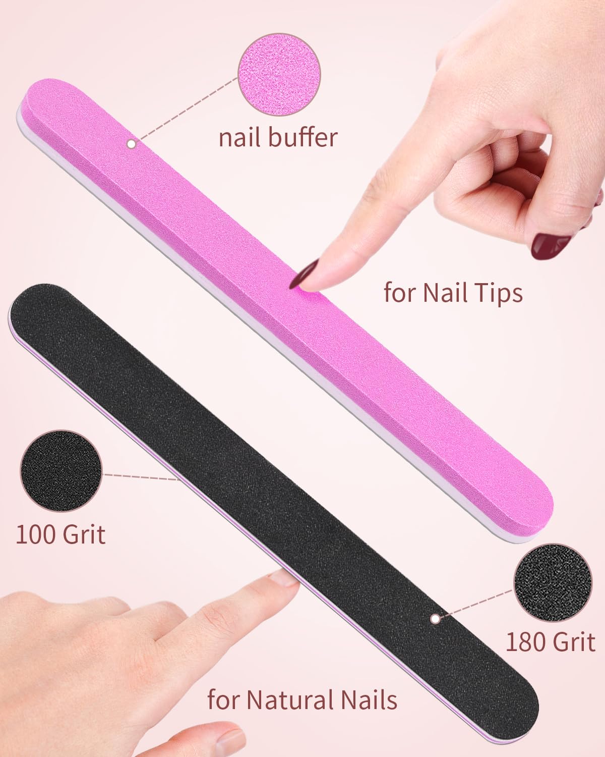 Clear Acrylic Nail Tips – 500 Pcs French Square Half Cover, Includes Glue, Clipper, Files & Cuticle Fork for Salons & Home DIY