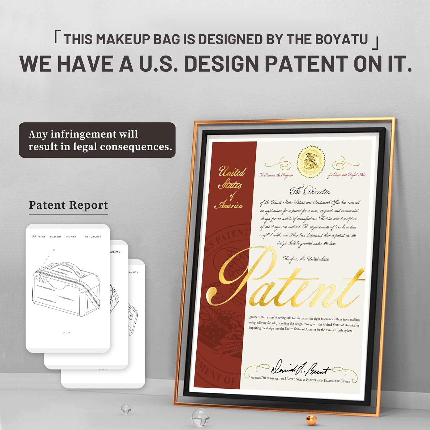 Travel Makeup Bags Cosmetic Organizer Bag: 3-Set Large