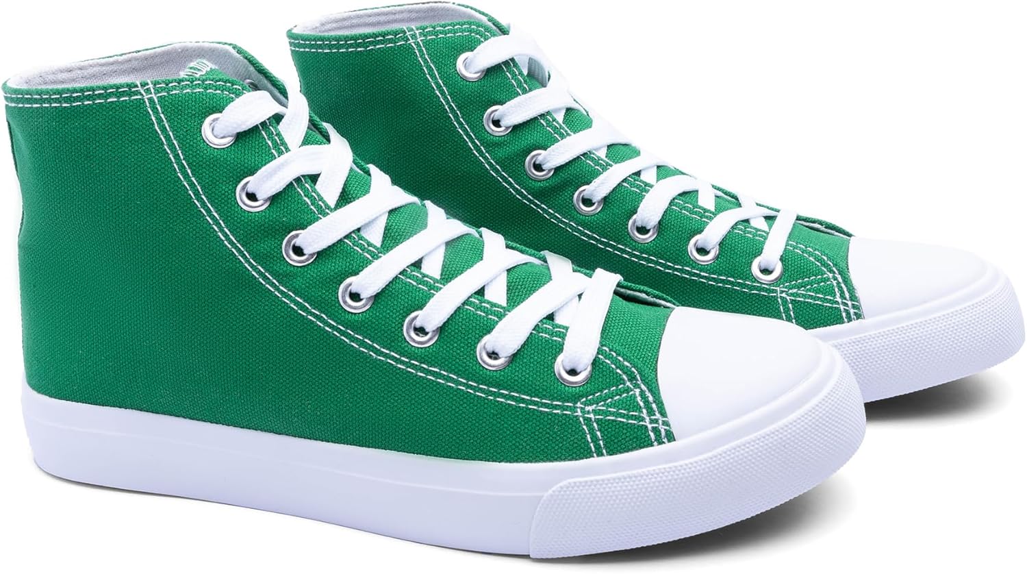 Women’s High-Top Canvas Sneakers – Lace-Up Casual Shoes with Extra Laces
