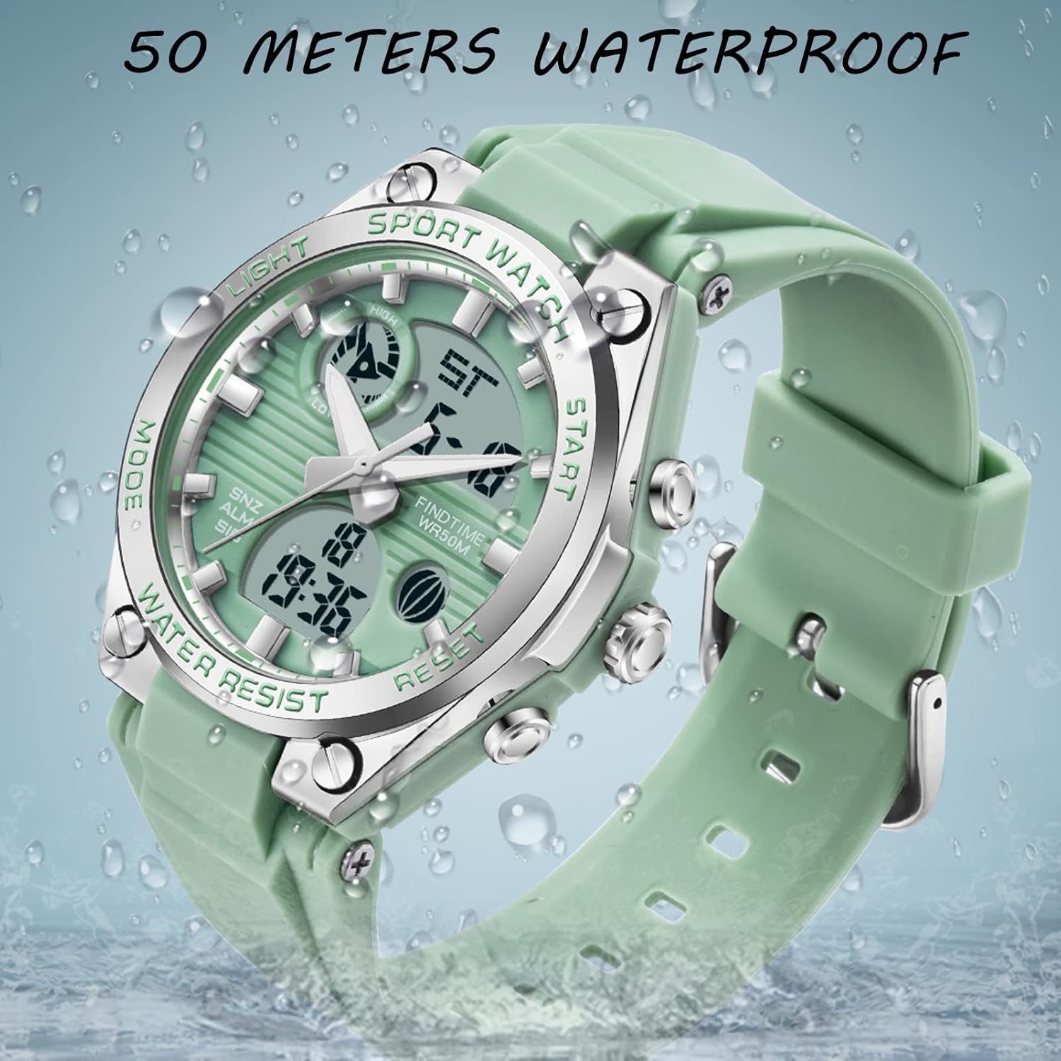 Women's Digital Sport Watch – Waterproof Military Tactical Watch