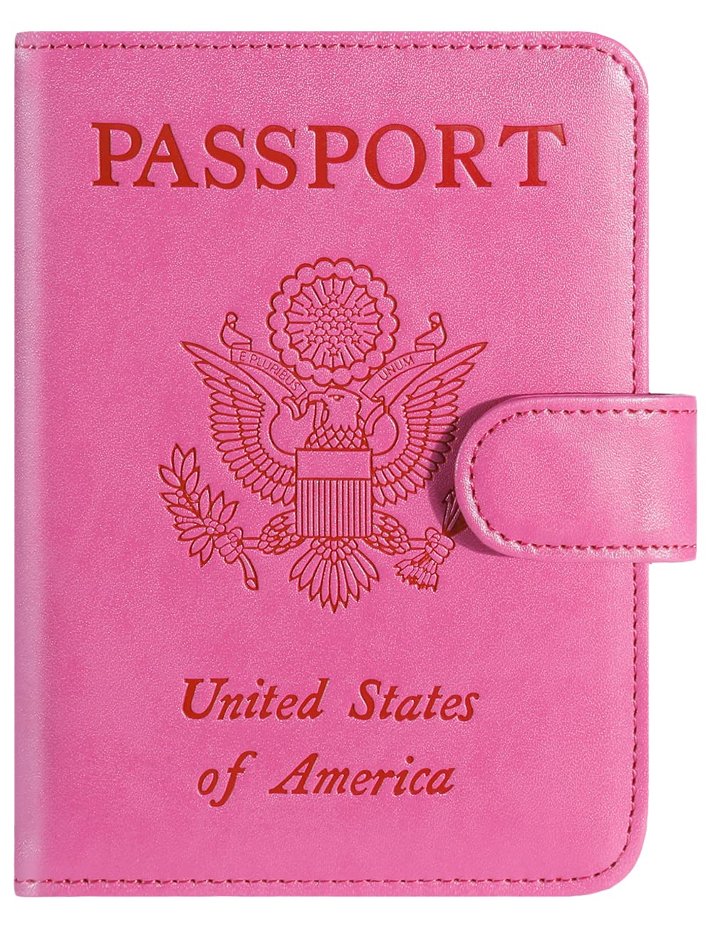 Passport Holder Cover Wallet – RFID Blocking Travel Card Case Pink