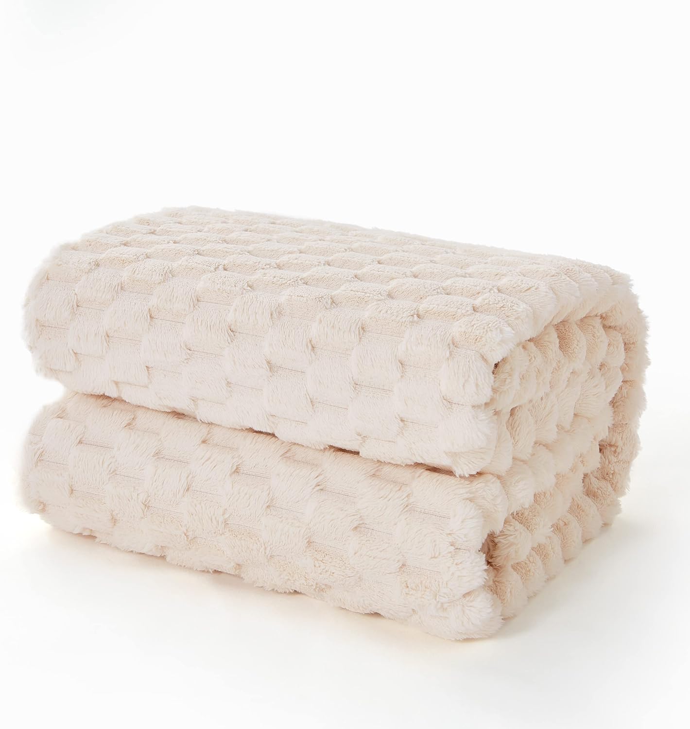 Fleece Throw Blanket for Couch or Bed - 3D Imitation Turtle Shell