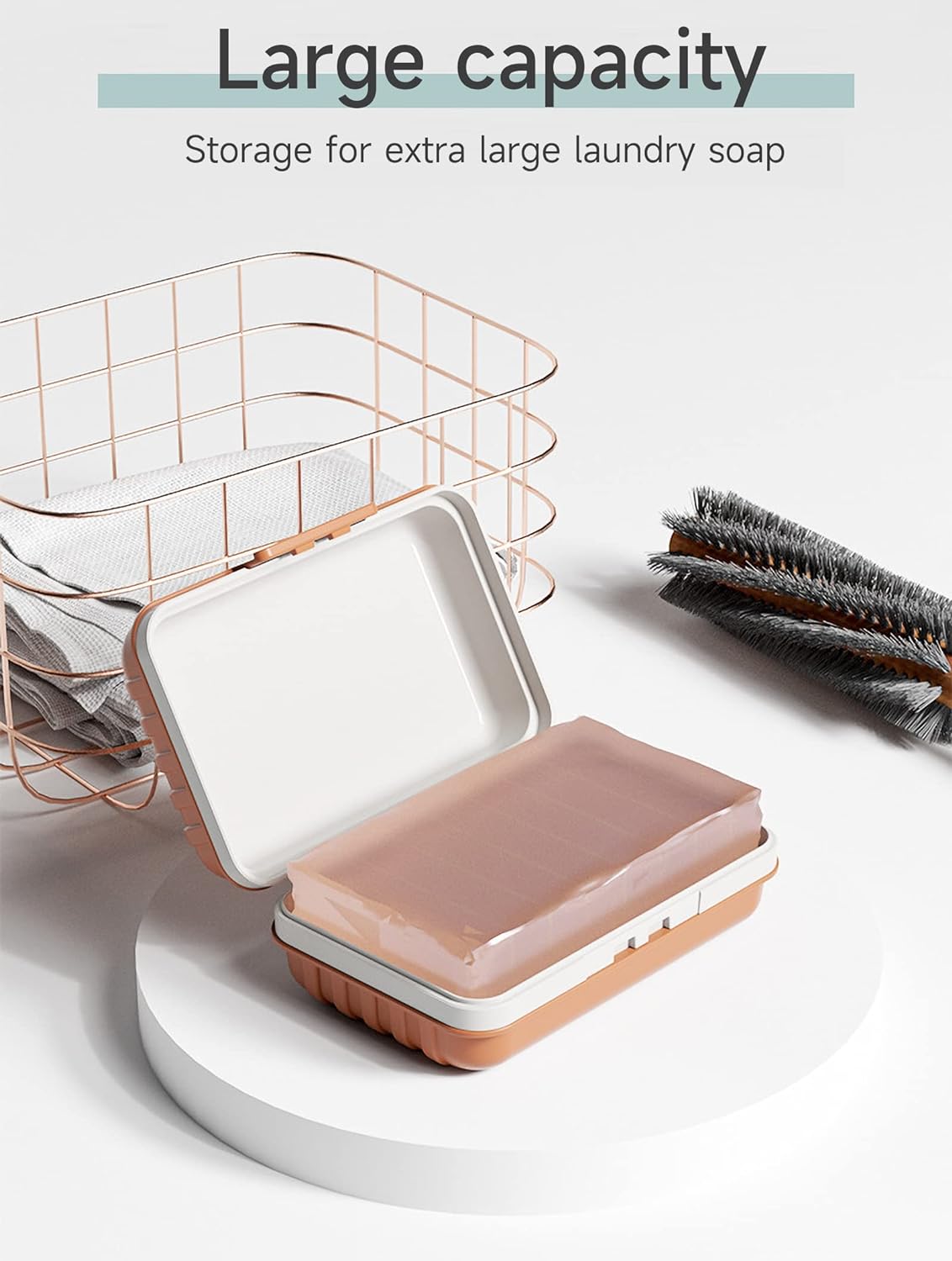 Travel Soap Dish with Lid – Portable Leakproof Soap Case with Drain Tray