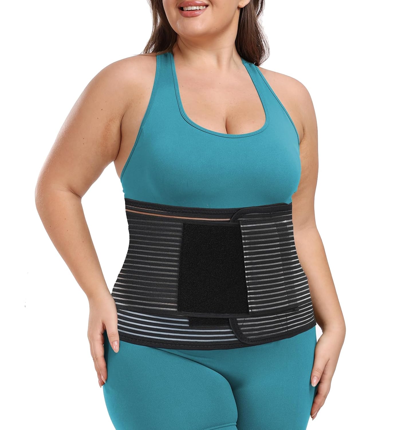 Plus Size Abdominal Binder – Post Surgery & Postpartum Belly Wrap L/XL