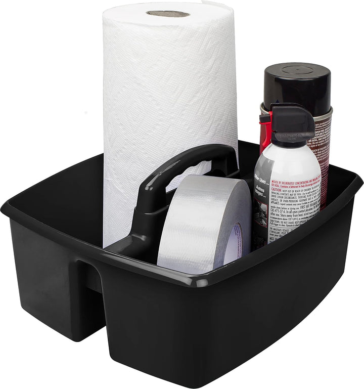 Storex 2-Compartment Large Caddy – Multipurpose Classroom Organizer