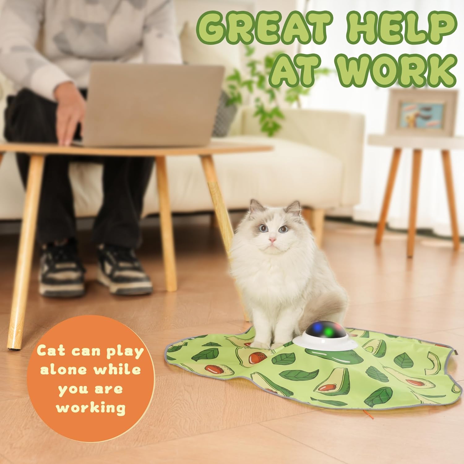 Interactive Cat Toy – Automatic Hide and Seek Toy with Motion-Activated