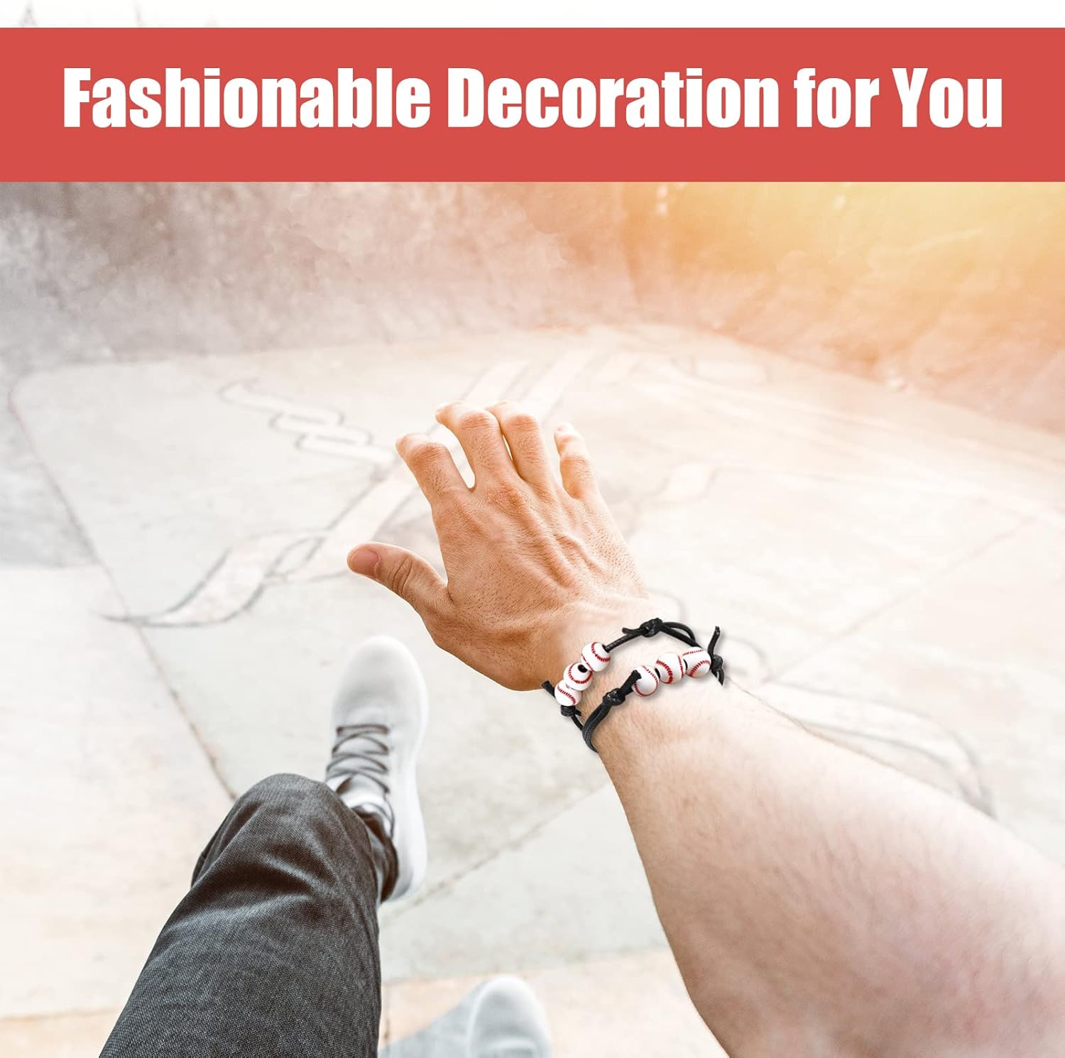 36 Baseball Bracelets – Sports Party Favors for Boys & Teams