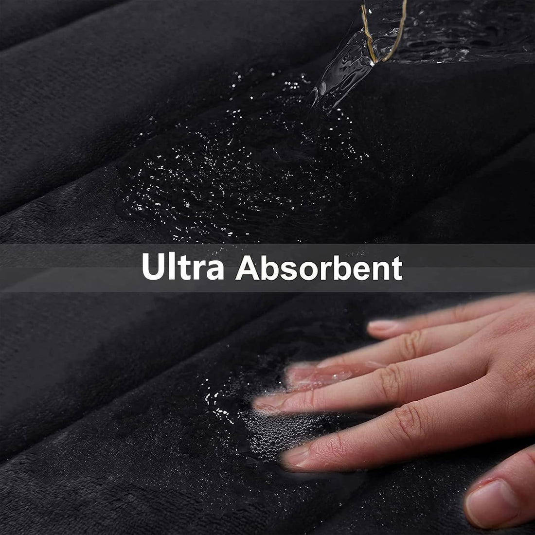 Memory Foam Bath Mat, 30" x 20", Ultra Soft and Non-Slip Bathroom Rugs