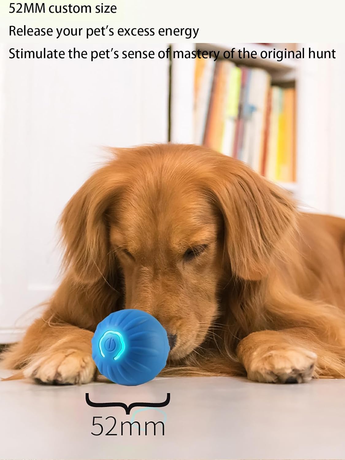 Interactive LED Dog Ball (2 inch) – USB Rechargeable