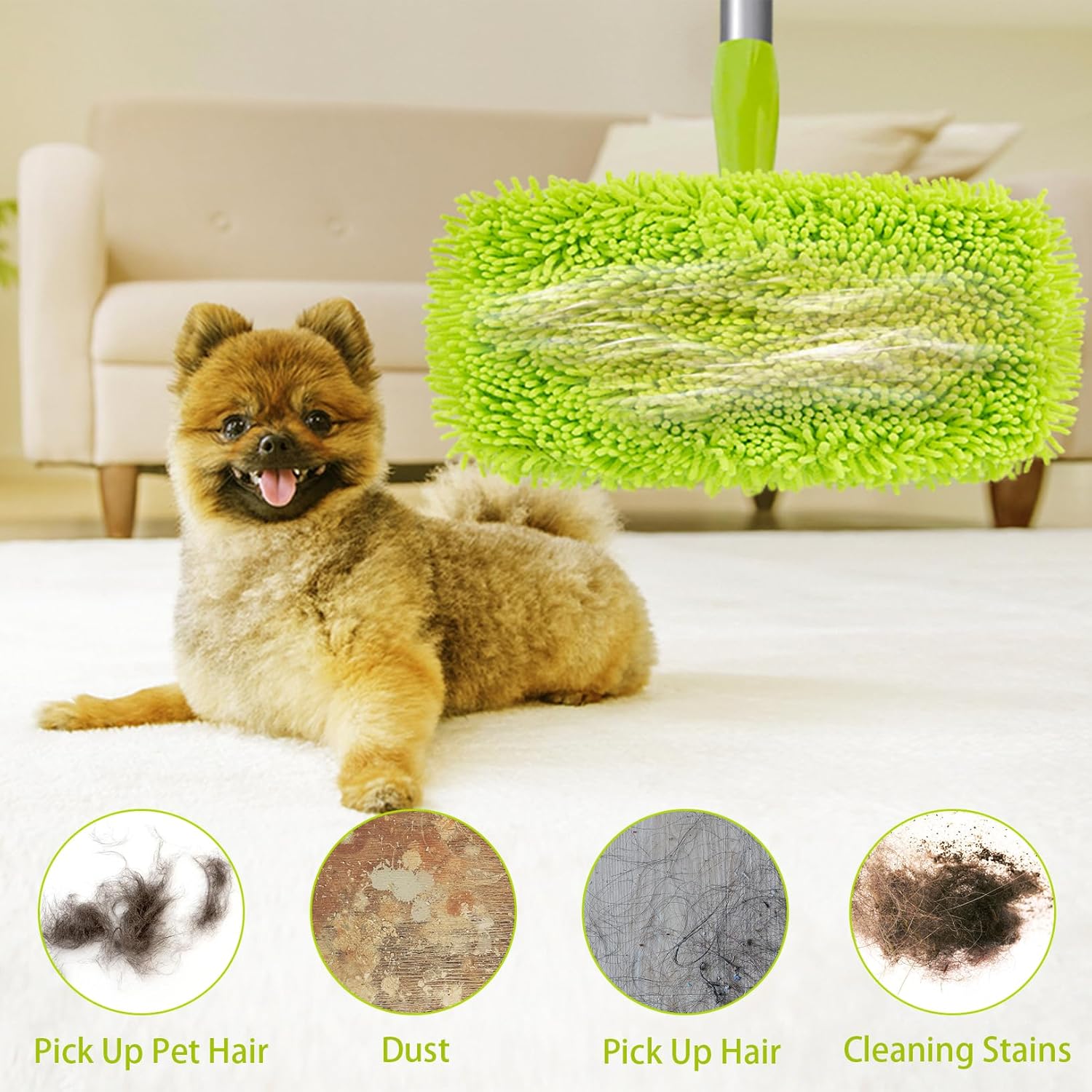 Reusable Dry Sweeping Cloths – Microfiber Wet Mop Pads Sweeping